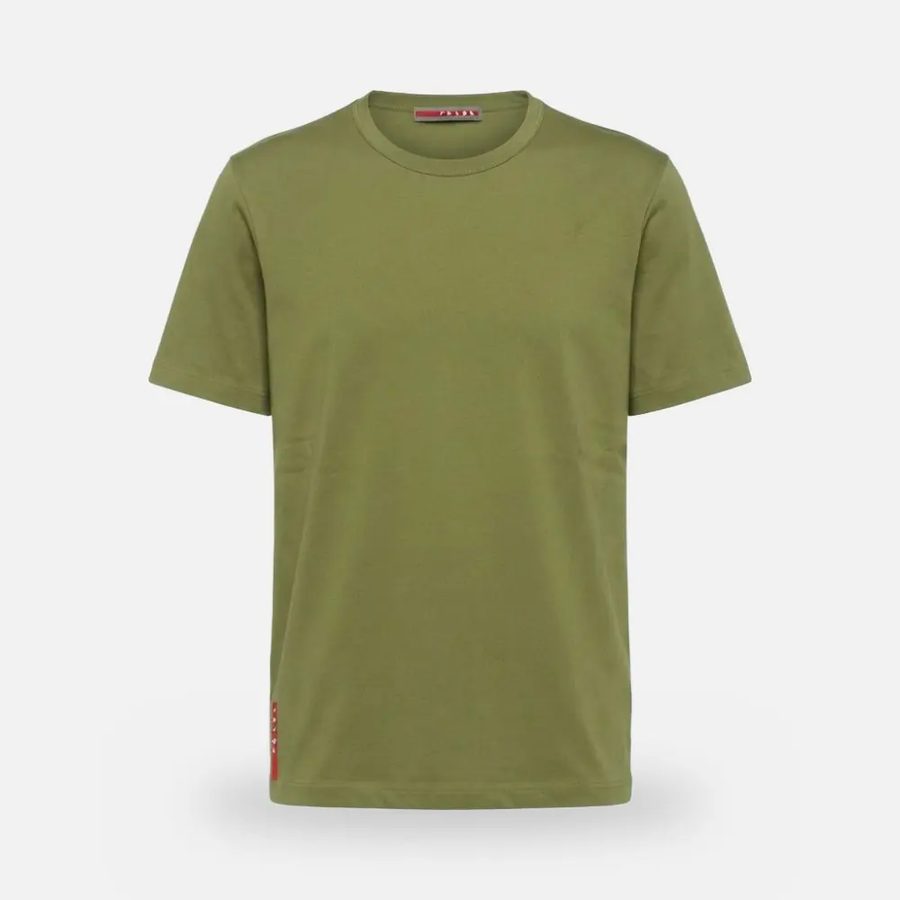 Camiseta Prada verde-militar (Militare)