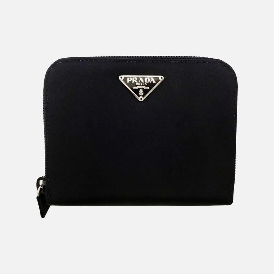 Carteira com porta-moedas Prada preta (Nero)