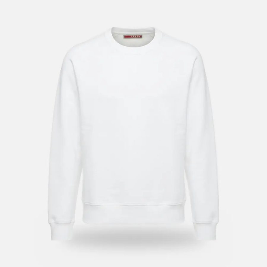 Moletom Prada branco (Bianco)