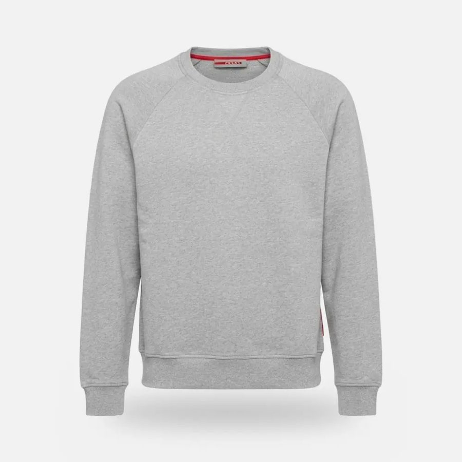 Moletom Prada cinza (Grigio)