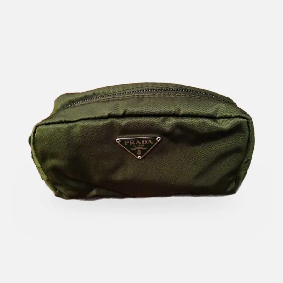 Nécessaire Prada verde-militar (Army)
