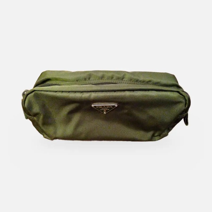 Nécessaire Prada verde-militar (Army)