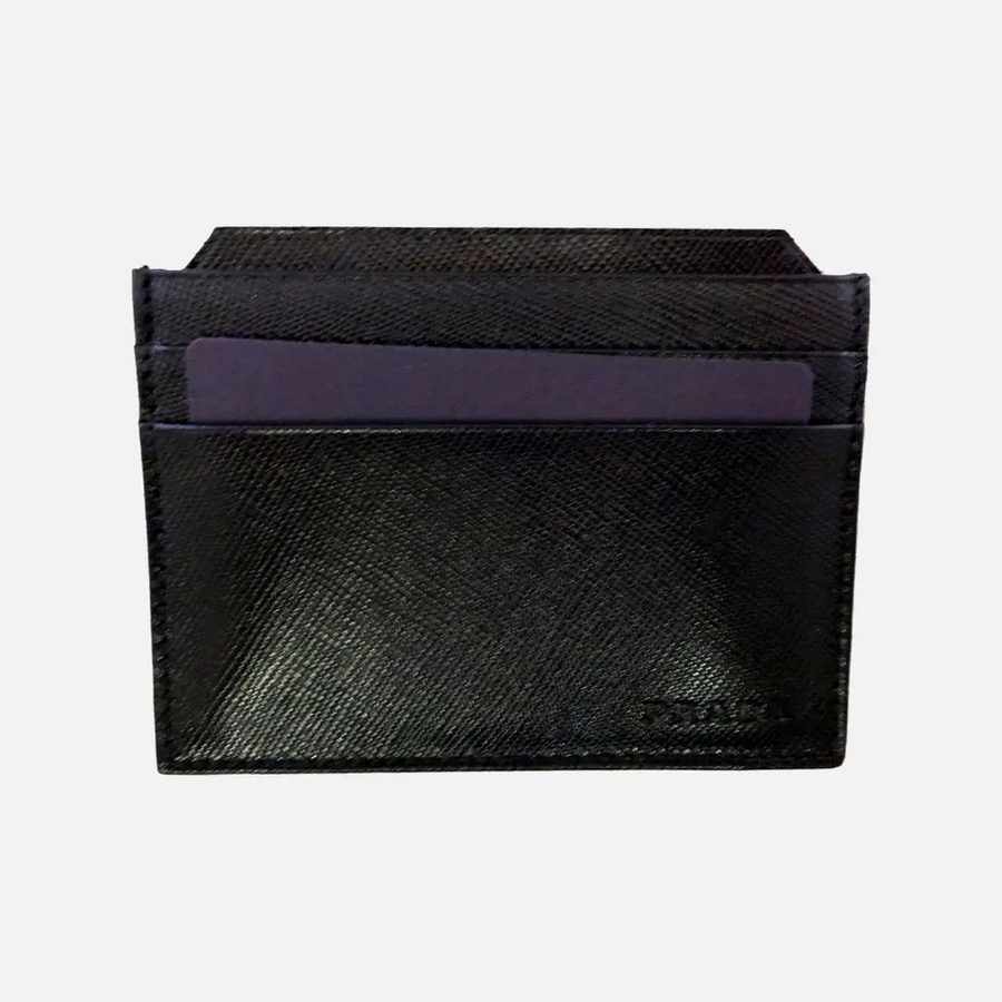 Porta cartão de crédito Prada preto (Nero)