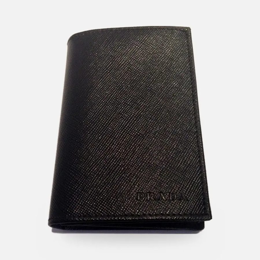 Porta cartão de visita Prada preto (Nero)
