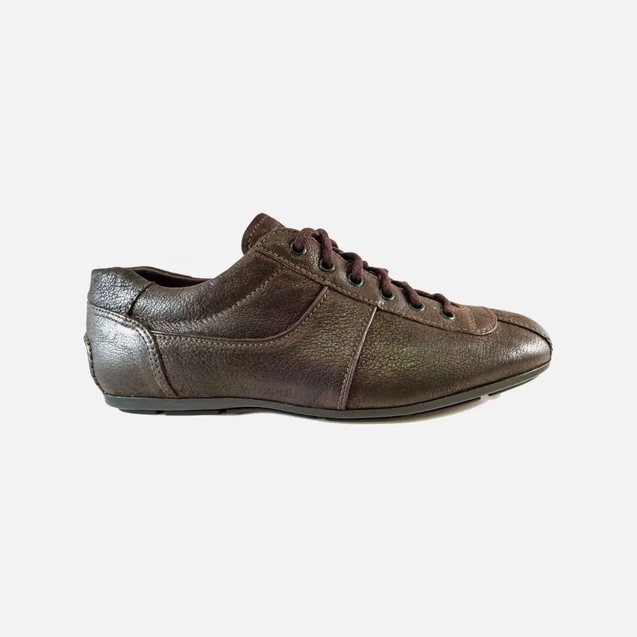 Sapatênis masculino Prada marrom-escuro (Moro)