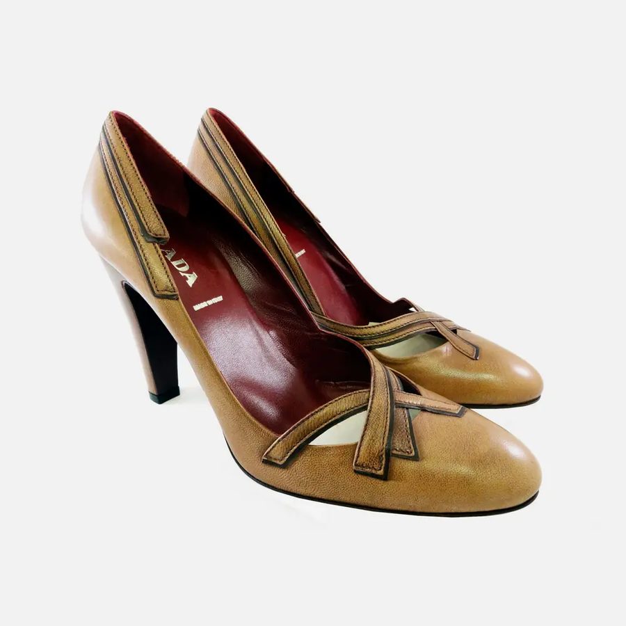 Sapato feminino Prada tabaco (Tabacco)